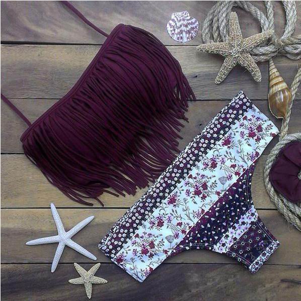 F4491 New style tassel European style bikini